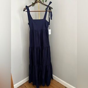 Jason Wu Tie Strap Tank Top Navy Dress NWT ~ Size XS